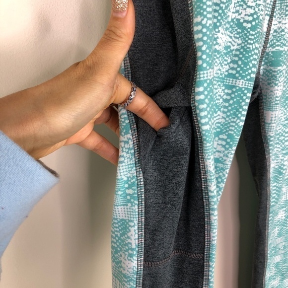 Soybu turquoise grey leggings medium - Picture 4 of 6